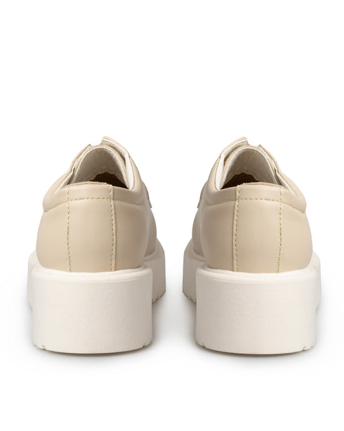 Zapato Tipo Tenis Nude Suela Ancha 348